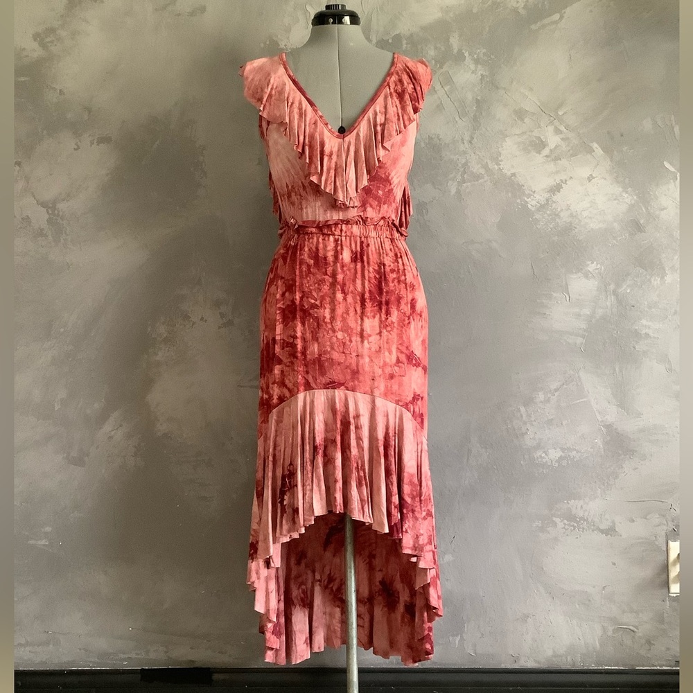 Solemio NWOT Ruffle Midi Skirt Set Size M